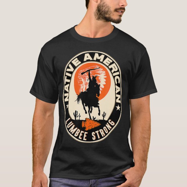 T-shirt Lumbee Tribe Amérindienne Pride Art (Devant)