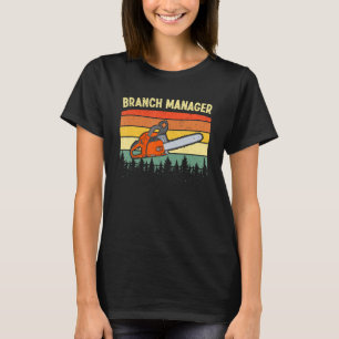 T-shirt Lumberjack Directeur de succursale Vintage Logger 