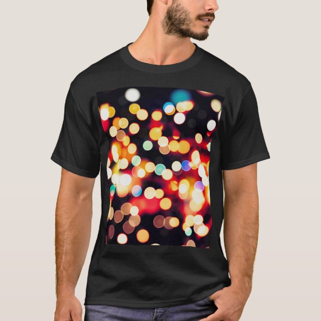 T-shirt Lumière Abstraite : Arrière - plan de texture simp (Devant)