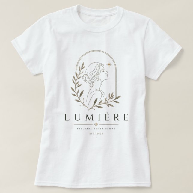 T-shirt Lumière – Bellezza Senza Tempo Logo (Design devant)