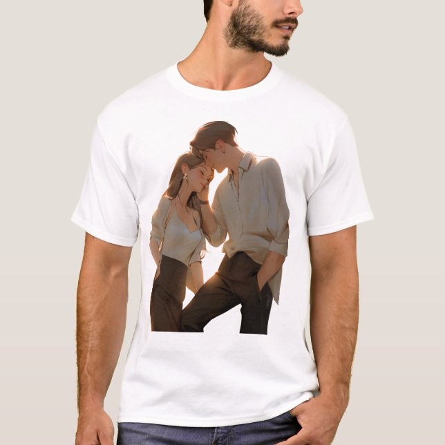 T-shirt Lumière d'amour éternel (Devant)