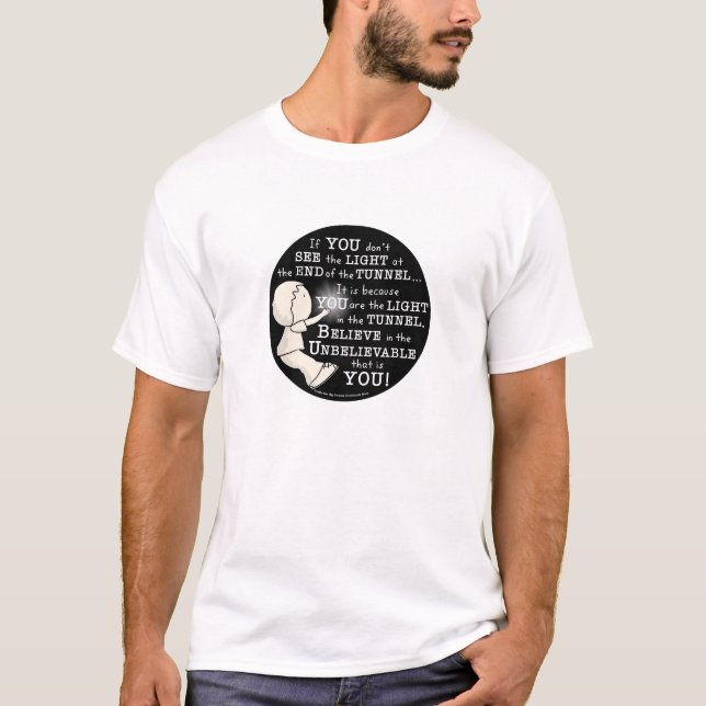 T-shirt Lumière dans le tunnel (Devant)