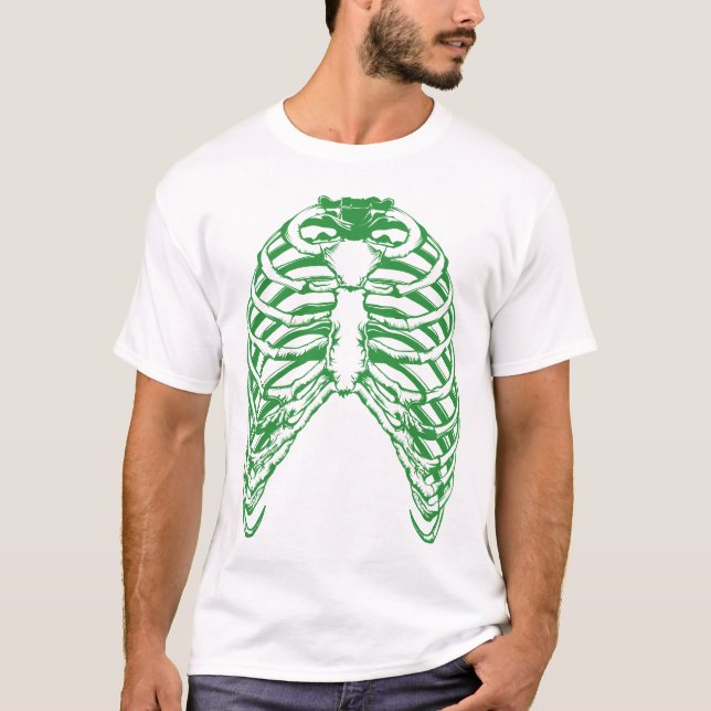 T-shirt Lumière de cage thoracique et d'omoplate (Devant)