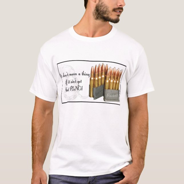 T-shirt Lumière de cinglement de munitions de M1 Garand (Devant)