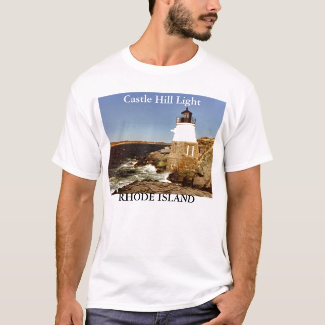 T-shirt Lumière de colline de château, chemise d'Île de (Devant)