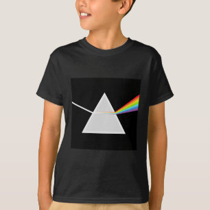 T-shirt Lumière de dispersion de prisme dans ROYGBIV