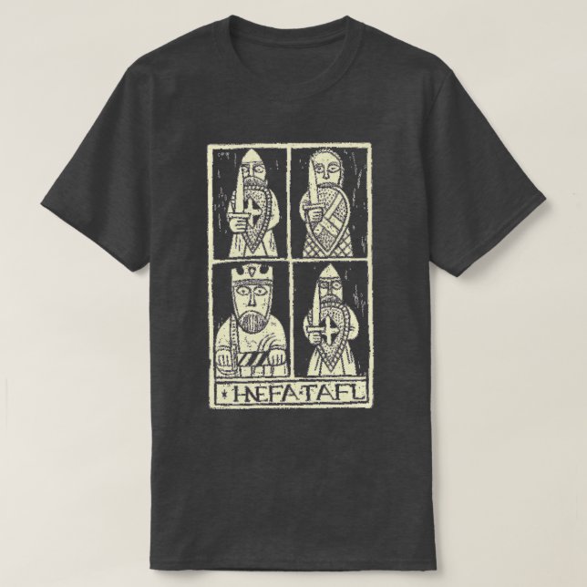 T-shirt Lumière de Hnefatafl dans le noir (Design devant)