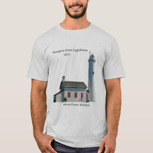 T-shirt Lumière de la chemise coupée du phare de Sturgeo
