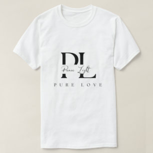 T-shirt « Lumière de la paix – Logo Pure Amour »