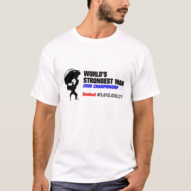 T-shirt LUMIÈRE de l'homme le plus fort (Devant)
