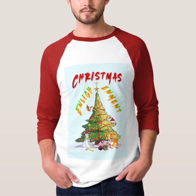 T-shirt Lumière de Noël (Devant)