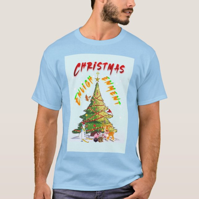 T-shirt Lumière de Noël (Devant)