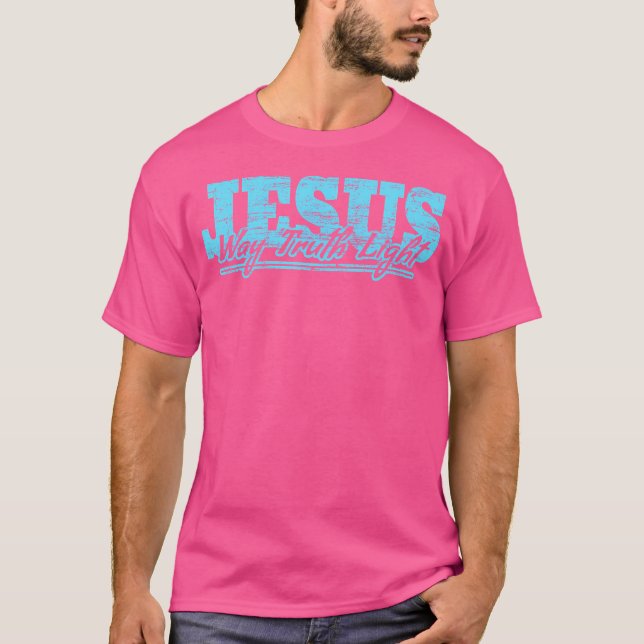 T-shirt Lumière de vérité de Jésus (Devant)