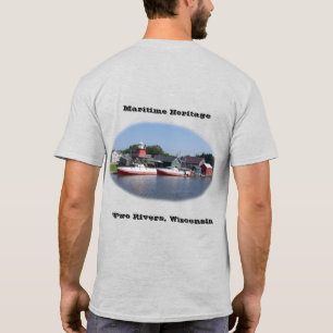 T-shirt Lumière des chemises de deux Rivers Wisconsin