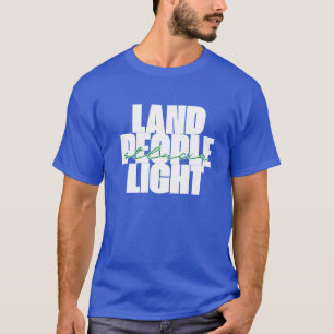 T-shirt Lumière des gens de terre Sainte-Lucie Texte bla