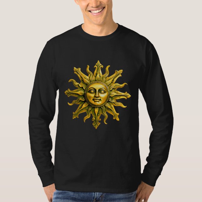 T-shirt "Lumière dorée céleste" Le Soleil (Devant)