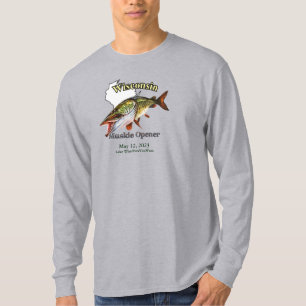 T-shirt Lumière d'ouverture de Muskie du Wisconsin