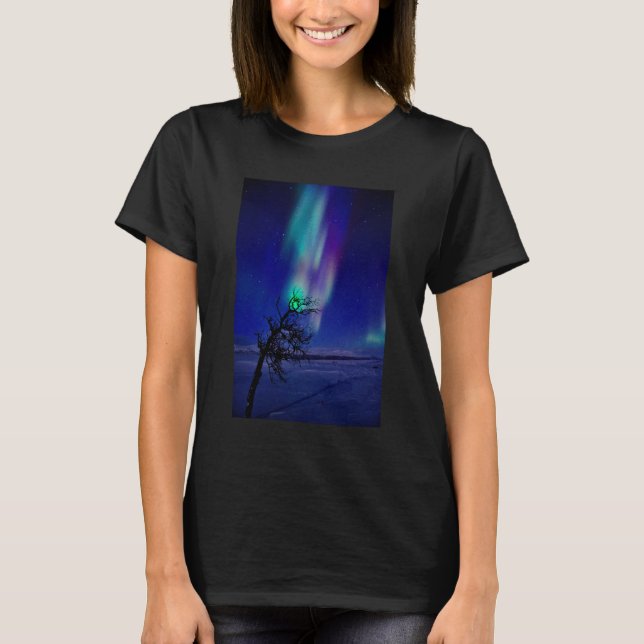 T-shirt lumière du Nord (Devant)