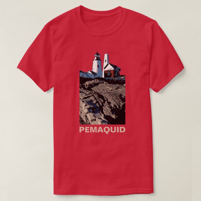 T-SHIRT LUMIÈRE DU POINT PEMAQUID (Design devant)