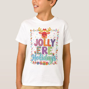 T-shirt "Lumière du renne et ambiance des fêtes"