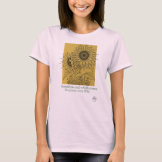 T-shirt Lumière du soleil et fleurs sauvages - Soyez votre