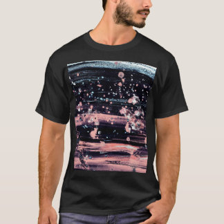 T-shirt Lumière glamour gris foncé rose