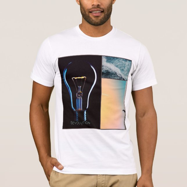 T-shirt Lumière révolutionnaire du monde (Devant)