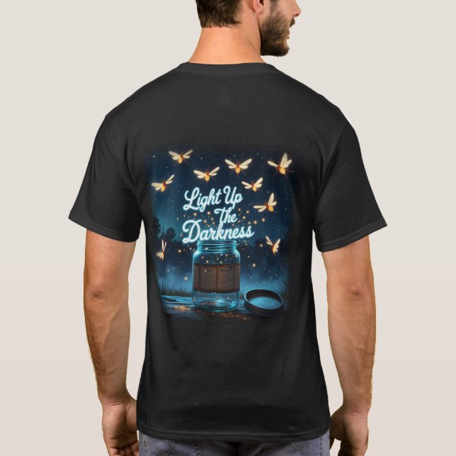 T-shirt "Lumière sur l'obscurité" (Dos)