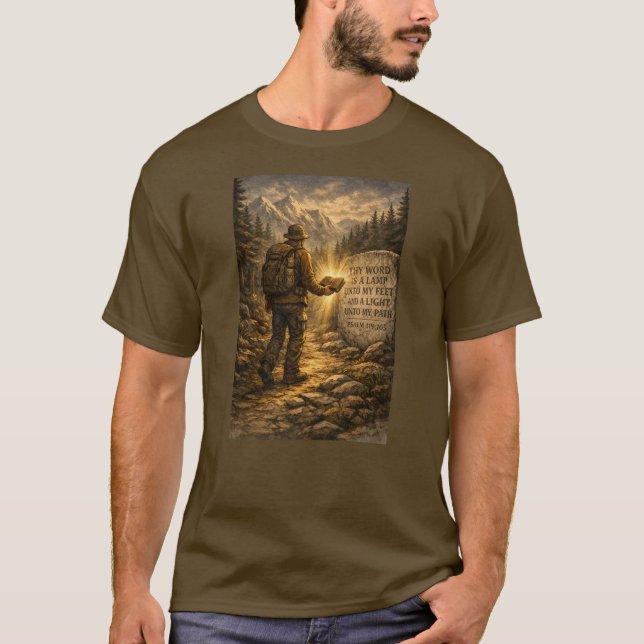 T-shirt « Lumière sur mes pas » Edition (Devant)