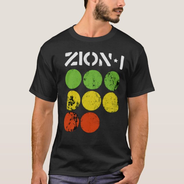 T-shirt Lumières d'arrêt de Zion I (Devant)