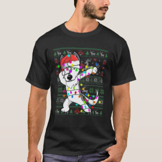 T-shirt Lumières de Fée Drôles de Husky Dabant Vêtement de