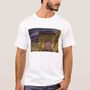 T-shirt Lumières de Noël, champions Elysees, arc De