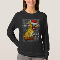 Lumières de Noël de style pull moche Santa Hyène N