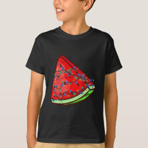 T-shirt Lumières de Noël Hawaïennes Pastèque Été Noël I