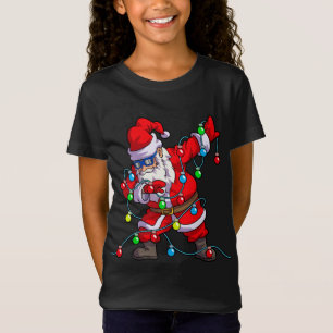 T-Shirt Lumières des arbres de Père Noël