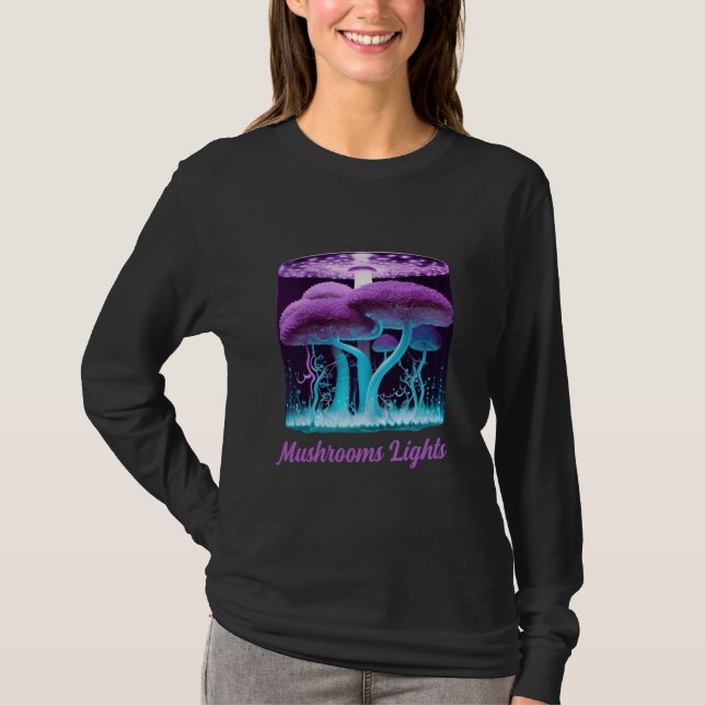 T-shirt Lumières des champignons (Devant)