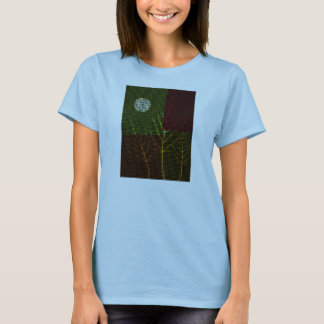 T-shirt Lumières disco colorées Arbre et Lune 3