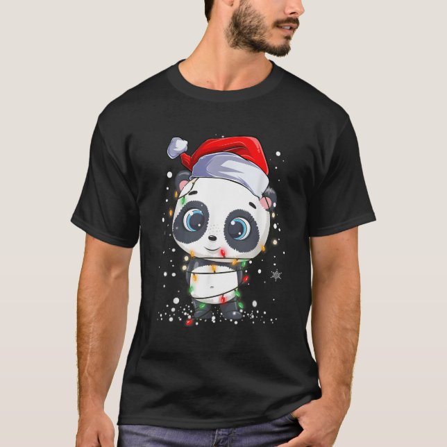 T-shirt Lumières Panda (Devant)