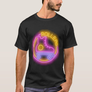 T-shirt Lumières pour rollers quad pour fanatique de patin