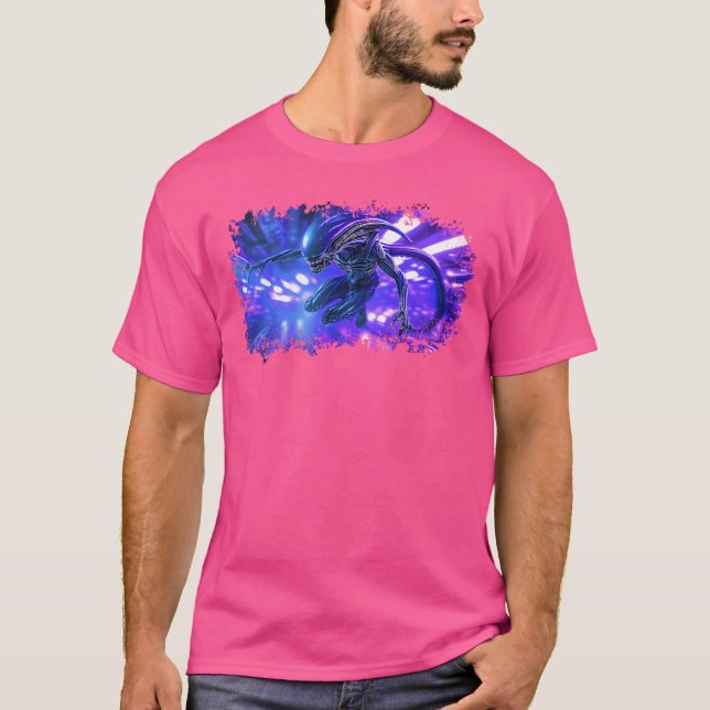 T-shirt Lumières Xenomorph (Devant)