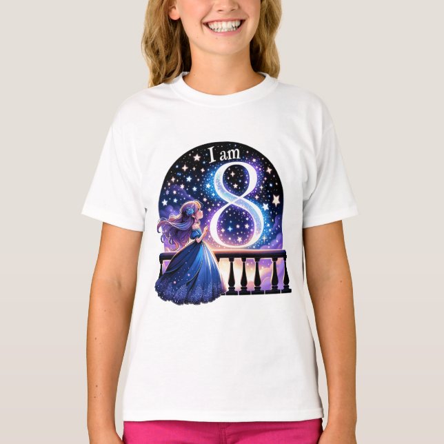 T-shirt Luminaire Galactique : Le Stellaire Huit (Devant)