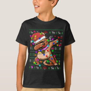 T-shirt Luminaires de fée de chats laitier laitier moche S