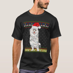 T-shirt Luminaires de Noël doux Coton De Tulear Chien