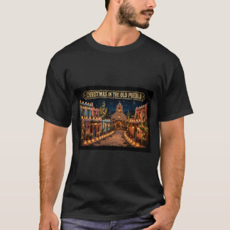 T-shirt Luminarias de Noël dans l'ancien Pueblo