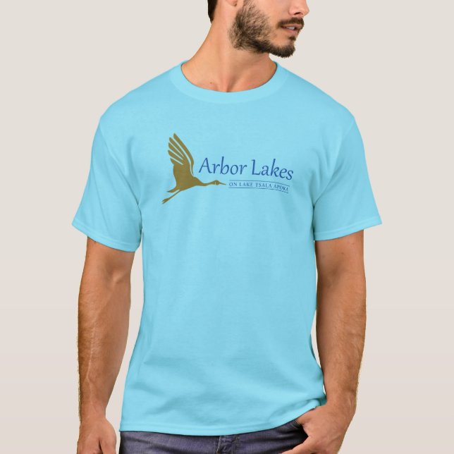T-shirt LUMINEUX des lacs Arbor (Devant)