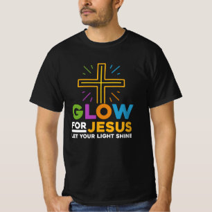 T-shirt Luminosité Pour Jésus Laisser Votre Lumière Foi Br