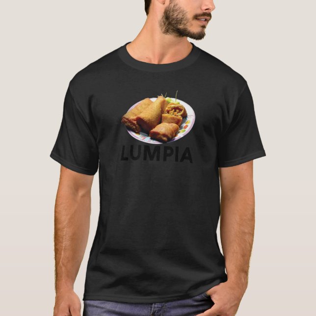 T-shirt Lumpia Filipino Love Spring Roll Asian Snack Food  (Devant)