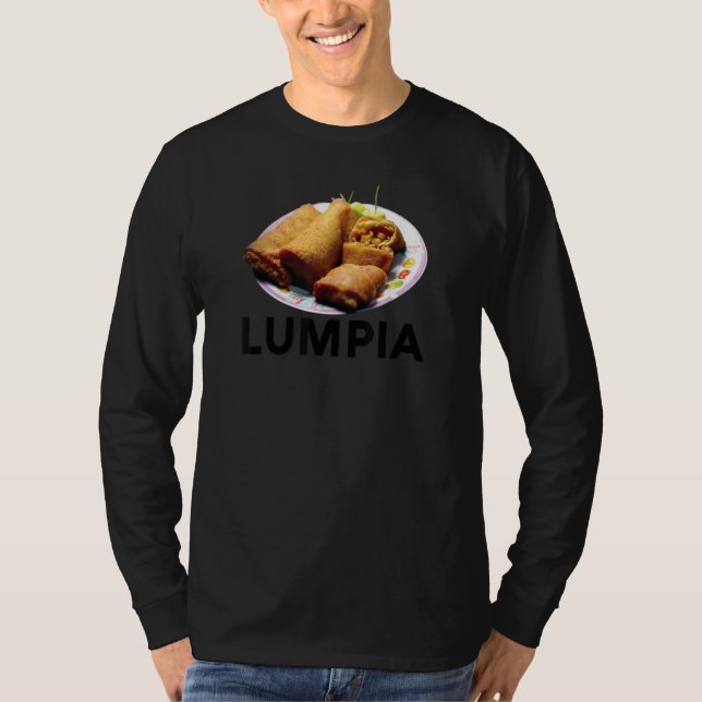 T-shirt Lumpia Filipino Love Spring Roll Asian Snack Food  (Devant)