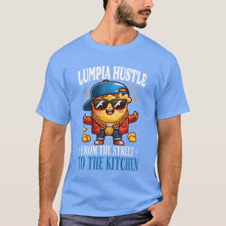 T-shirt Lumpia Hustle de la rue à la cuisine vinta