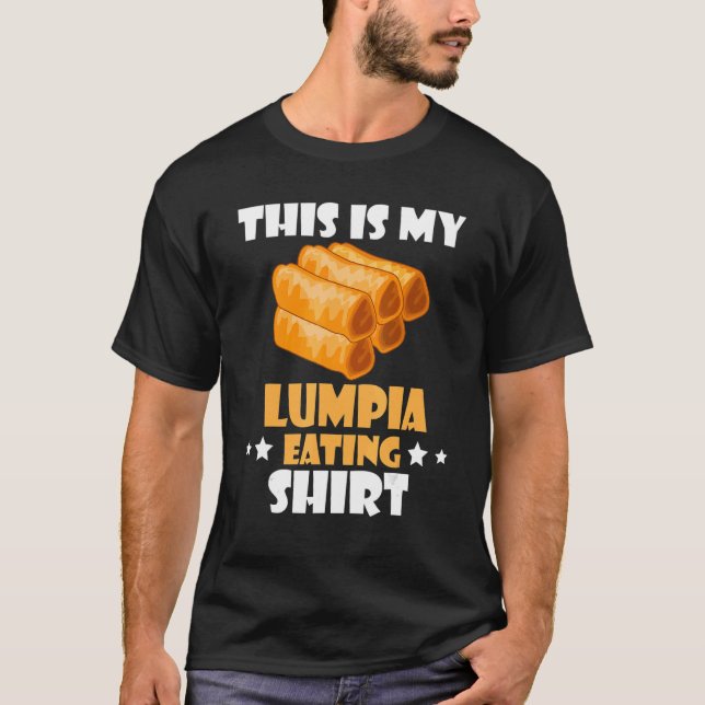 T-shirt Lumpia Manger Pinoy Food Philippines Filipino Spri (Devant)